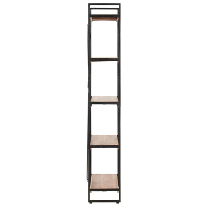 vidaXL 5-Tier Bookcase 60x30x180 cm Solid Acacia Wood - Brown