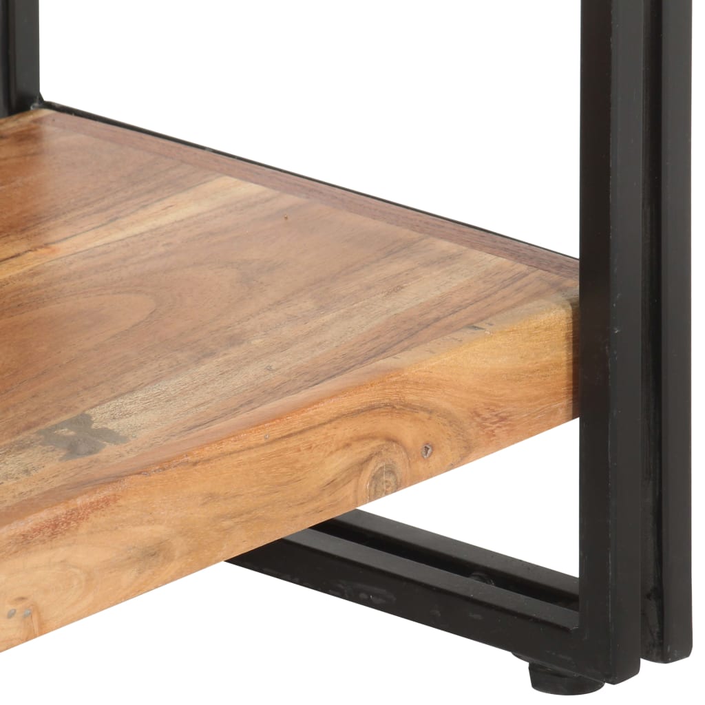 vidaXL 5-Tier Bookcase 60x30x180 cm Solid Acacia Wood - Brown