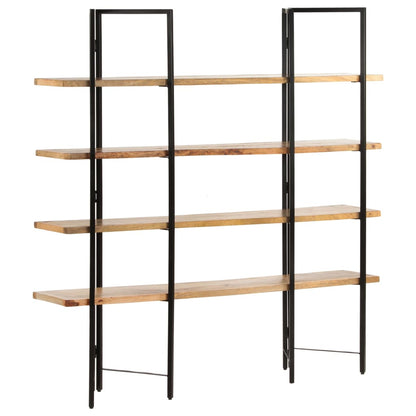 vidaXL 4-Tier Bookcase 160x35x160 cm Solid Mango Wood - Brown