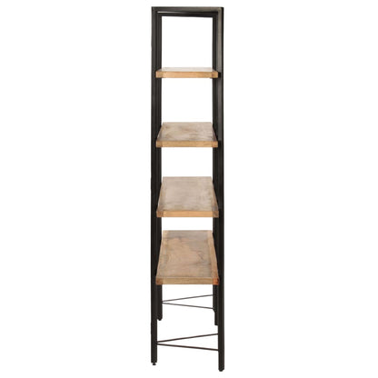 vidaXL 4-Tier Bookcase 160x35x160 cm Solid Mango Wood - Brown