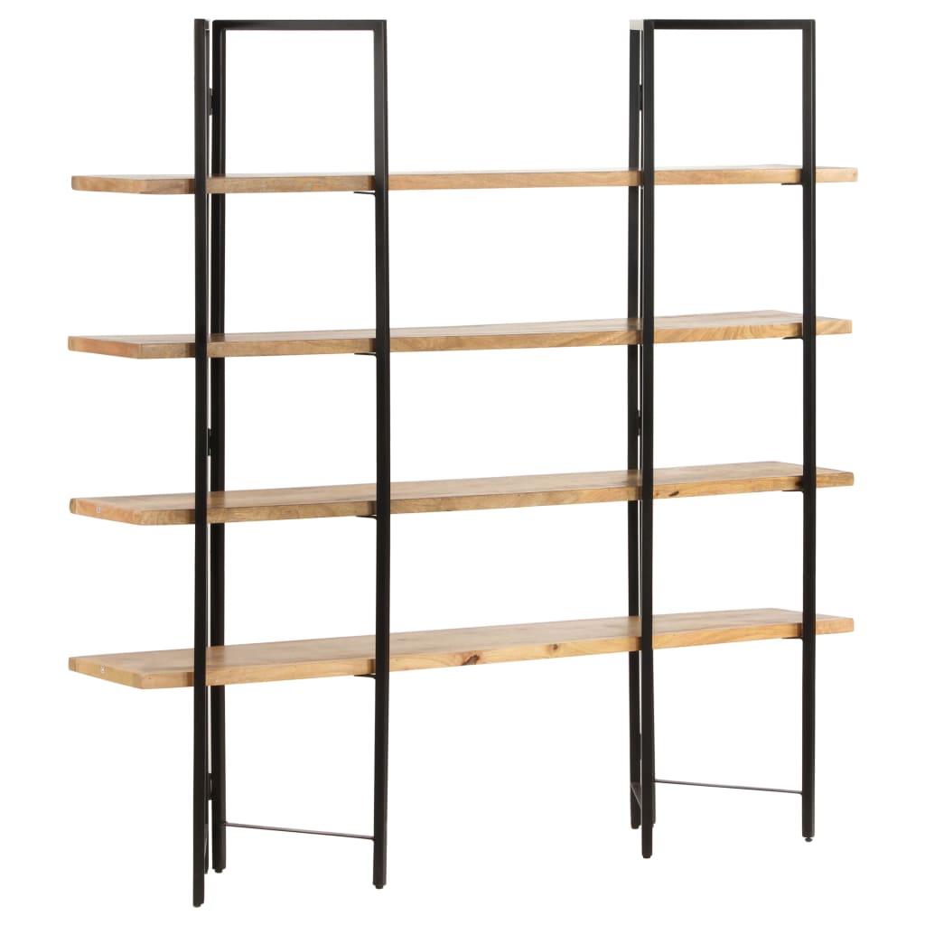 vidaXL 4-Tier Bookcase 160x35x160 cm Solid Mango Wood - Brown