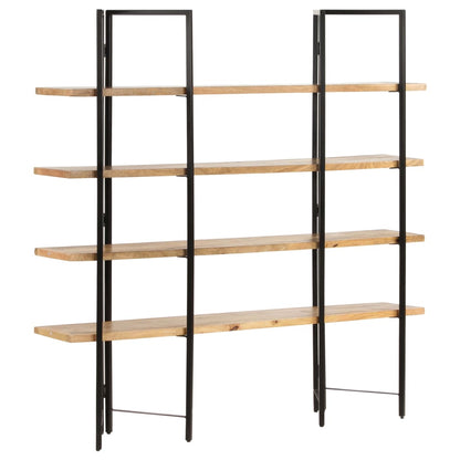 vidaXL 4-Tier Bookcase 160x35x160 cm Solid Mango Wood - Brown
