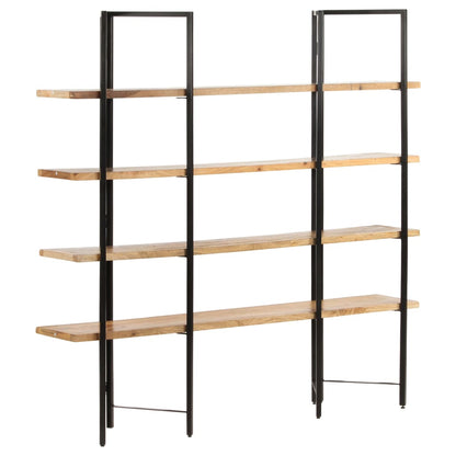 vidaXL 4-Tier Bookcase 160x35x160 cm Solid Mango Wood - Brown
