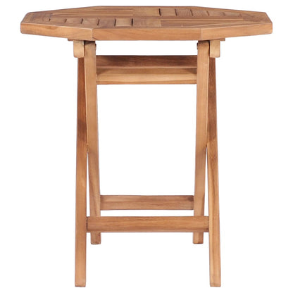 vidaXL Folding Garden Table 45x45x45 cm Solid Teak Wood - Brown - 27832
