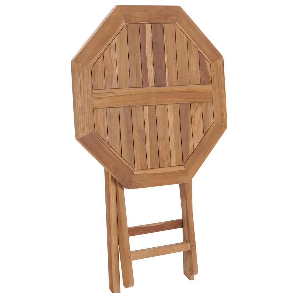 vidaXL Folding Garden Table 60x60x75 cm Solid Teak Wood - Brown - 27852