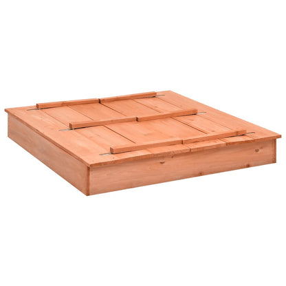 vidaXL Sandbox Firwood 95x90x15 cm - Brown