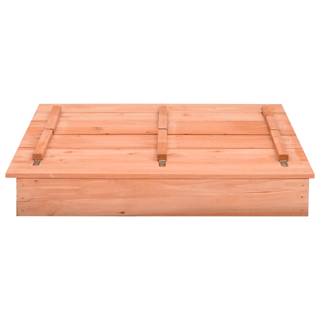 vidaXL Sandbox Firwood 95x90x15 cm - Brown