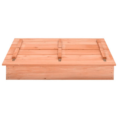 vidaXL Sandbox Firwood 95x90x15 cm - Brown
