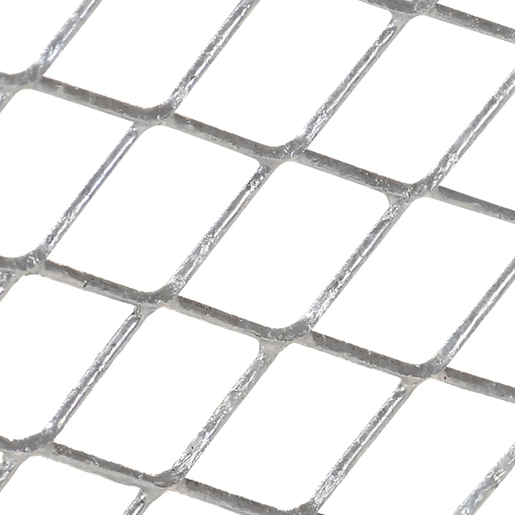 vidaXL Garden Sieve Galvanised Steel - Silver - 60 x 85 x 89 cm