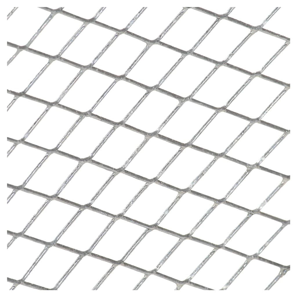 vidaXL Garden Sieve Galvanised Steel - Silver - 60 x 85 x 89 cm