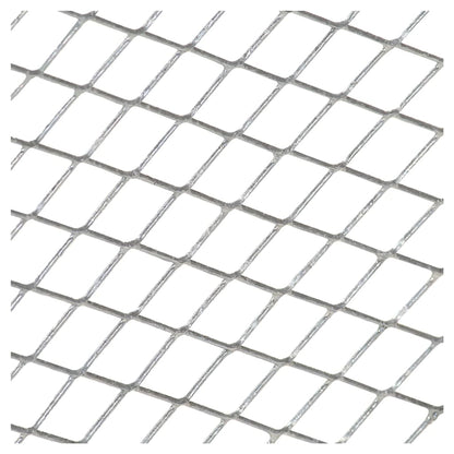 vidaXL Garden Sieve Galvanised Steel - Silver - 60 x 85 x 89 cm