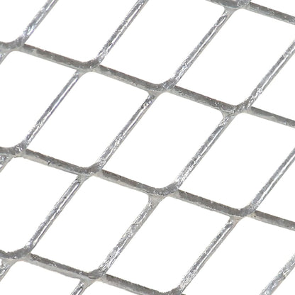 vidaXL Garden Sieve Galvanised Steel - Silver - 60 x 75 x 89 cm