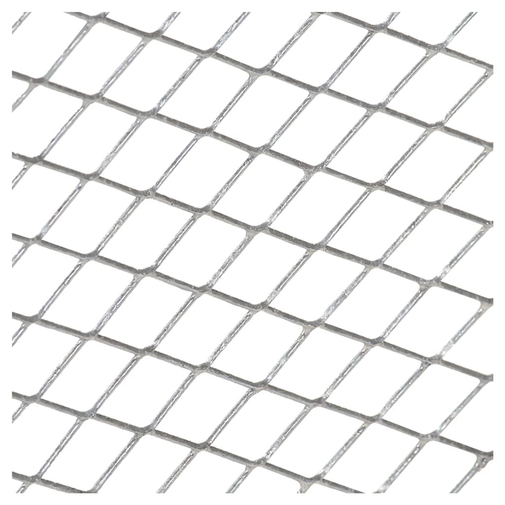 vidaXL Garden Sieve Galvanised Steel - Silver - 60 x 75 x 89 cm
