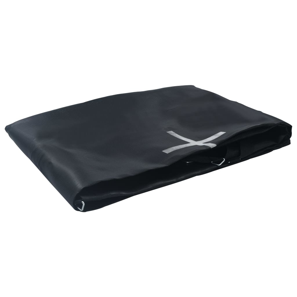 vidaXL Jumping Mat Fabric Black for 10 Feet/3.05 m Round Trampoline
