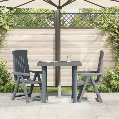 vidaXL Garden Table Green 80x75x72 cm Plastic