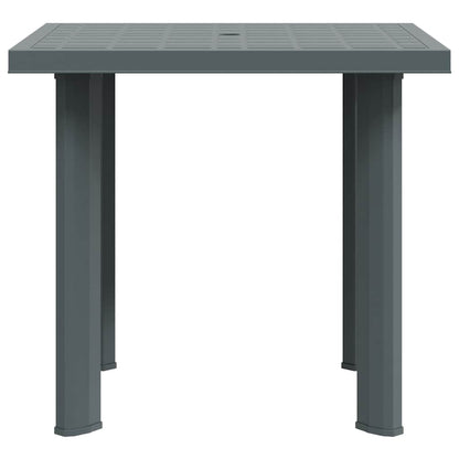 vidaXL Garden Table Green 80x75x72 cm Plastic