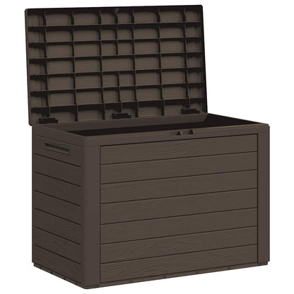 vidaXL Garden Storage Box Brown 78x44x55 cm