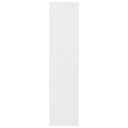 vidaXL Book Cabinet White 50x25x106 cm Engineered Wood