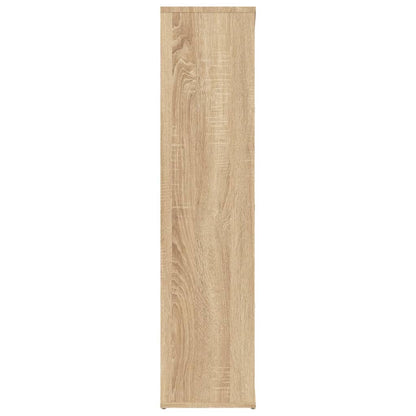 vidaXL Book Cabinet Sonoma Oak 50x25x106 cm Engineered Wood - Brown
