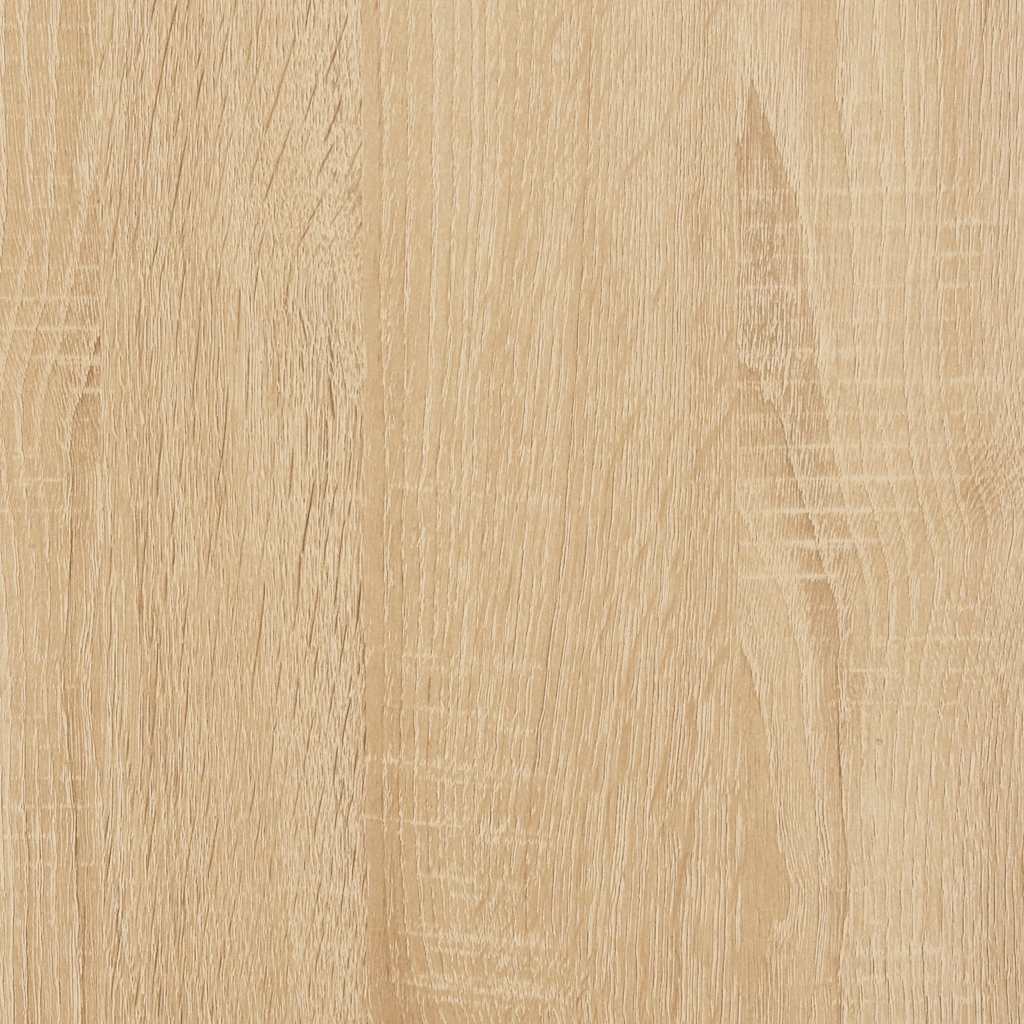 vidaXL Book Cabinet Sonoma Oak 98x30x98 cm Engineered Wood - Brown