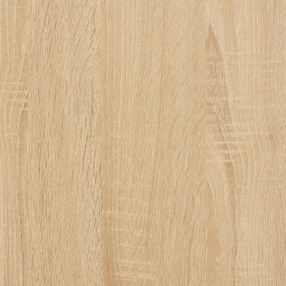 vidaXL Book Cabinet Sonoma Oak 98x30x98 cm Engineered Wood - Brown