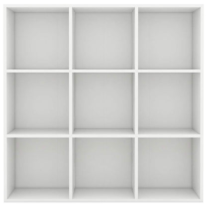 vidaXL Book Cabinet White 98x29x97.5 cm Engineered Wood