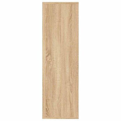 vidaXL Book Cabinet Sonoma Oak 98x29x97.5 cm Engineered Wood - Brown