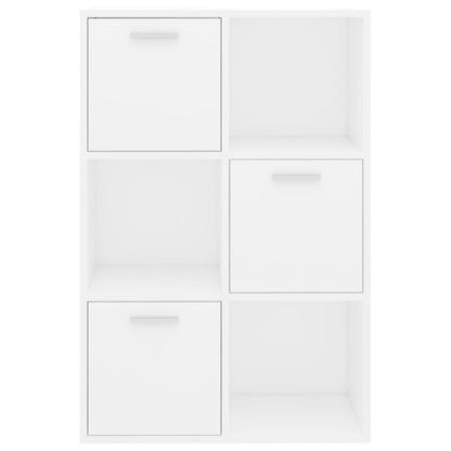 vidaXL Storage Cabinet White 60x29.5x90 cm Engineered Wood