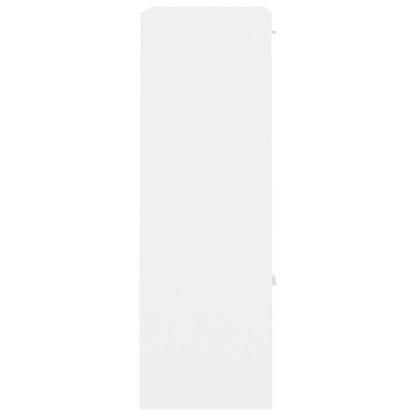 vidaXL Storage Cabinet White 60x29.5x90 cm Engineered Wood