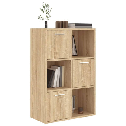 vidaXL Storage Cabinet Sonoma Oak 60x29.5x90 cm Engineered Wood - Brown