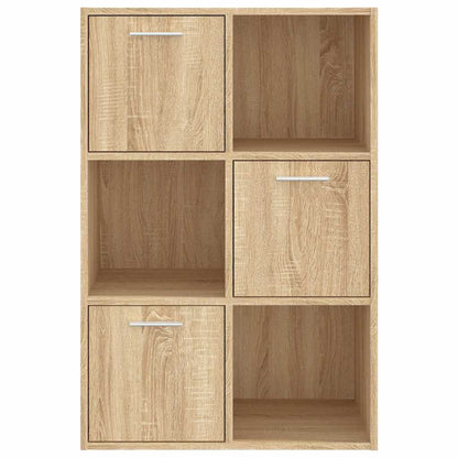 vidaXL Storage Cabinet Sonoma Oak 60x29.5x90 cm Engineered Wood - Brown