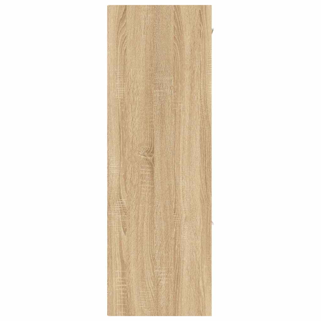 vidaXL Storage Cabinet Sonoma Oak 60x29.5x90 cm Engineered Wood - Brown