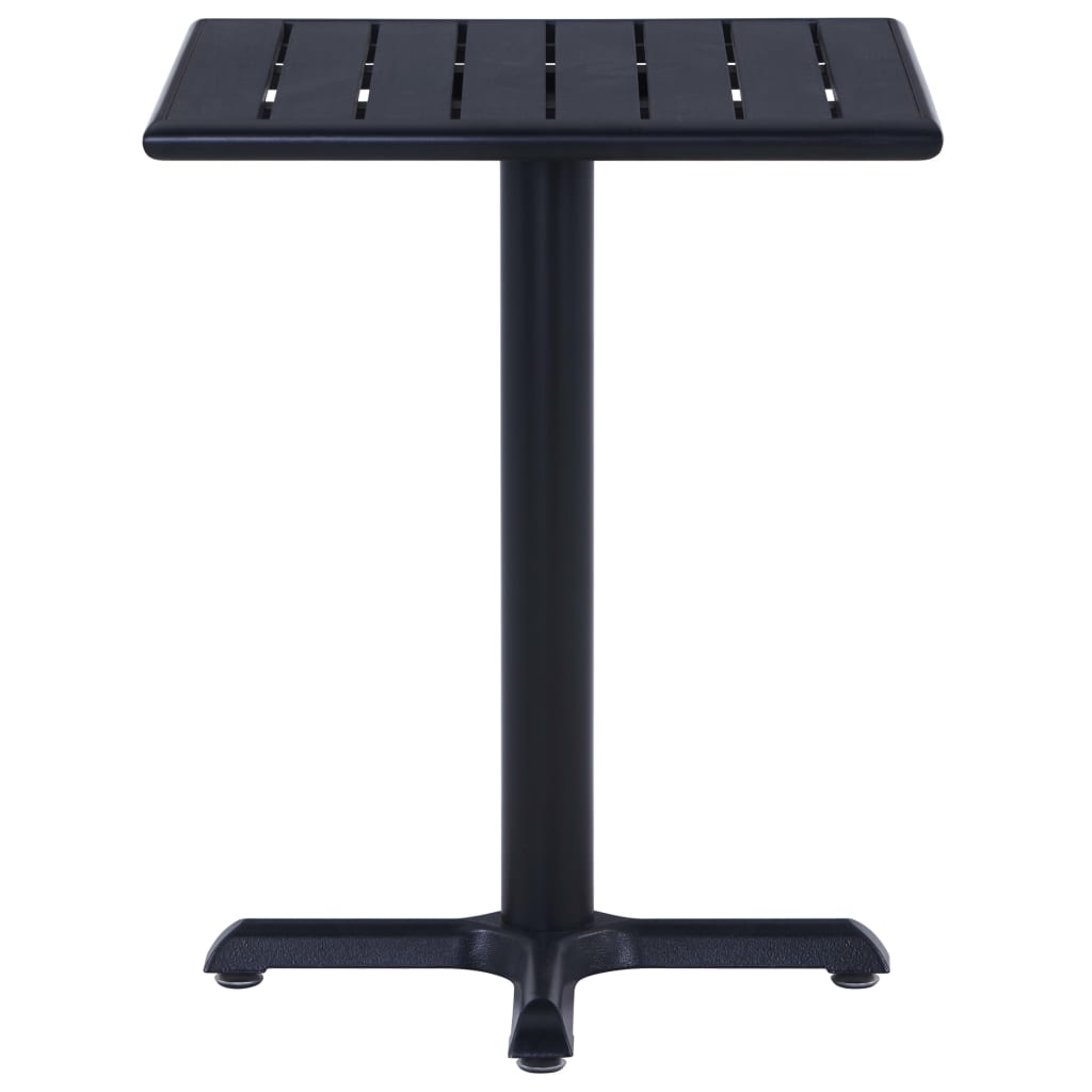 vidaXL Garden Table Black 60x60x75 cm