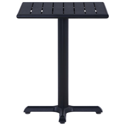 vidaXL Garden Table Black 60x60x75 cm