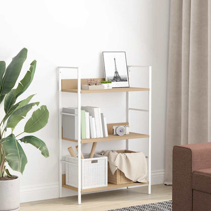 vidaXL 3-Layer Book Shelf Oak 60x27.6x90.5 cm Engineered Wood - Brown - 28523