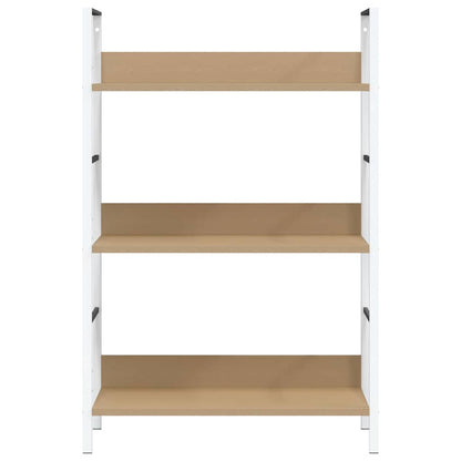 vidaXL 3-Layer Book Shelf Oak 60x27.6x90.5 cm Engineered Wood - Brown - 28523