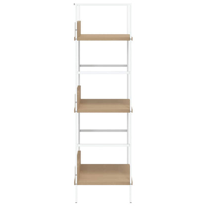 vidaXL 3-Layer Book Shelf Oak 60x27.6x90.5 cm Engineered Wood - Brown - 28523