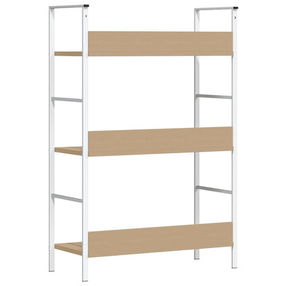 vidaXL 3-Layer Book Shelf Oak 60x27.6x90.5 cm Engineered Wood - Brown - 28523