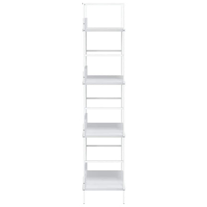 vidaXL 4-Layer Book Shelf White 60x27.6x124.5 cm Engineered Wood