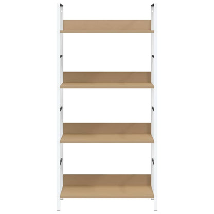 vidaXL 4-Layer Book Shelf Oak 60x27.6x124.5 cm Engineered Wood - Brown