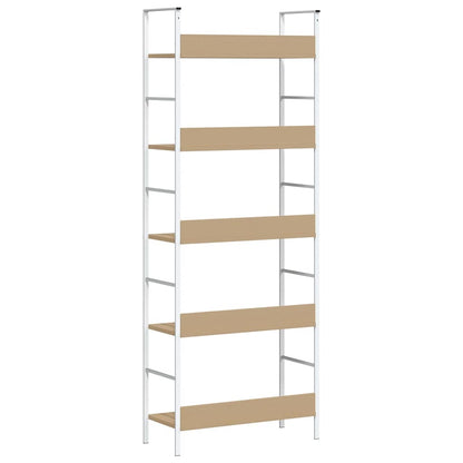 vidaXL 5-Layer Book Shelf Oak 60x27.6x158.5 cm Engineered Wood - Brown - 57006