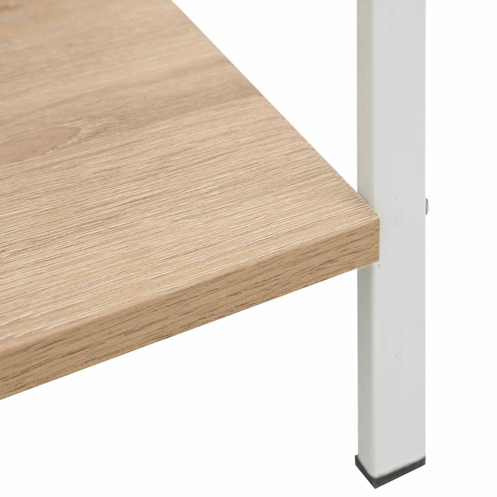 vidaXL 5-Layer Book Shelf Oak 60x27.6x158.5 cm Engineered Wood - Brown - 57006