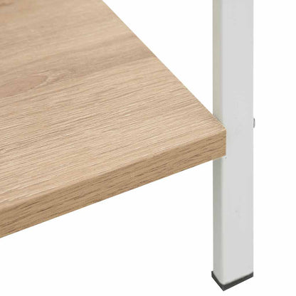 vidaXL 5-Layer Book Shelf Oak 60x27.6x158.5 cm Engineered Wood - Brown - 57006