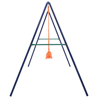 vidaXL Swing Set with 2 Seats Steel - Orange - 272 x 156 x 180 cm