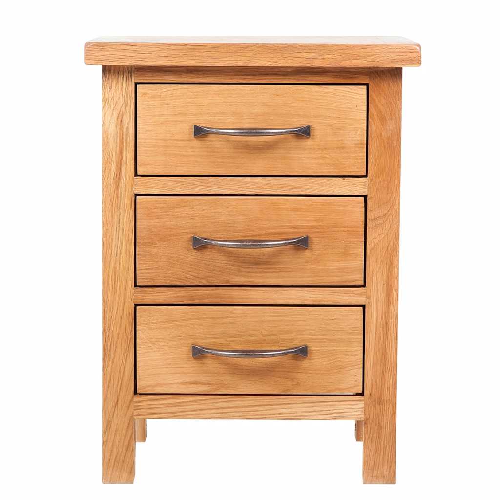 vidaXL Nightstands 2 pcs 40x30x54 cm Solid Oak Wood - Brown