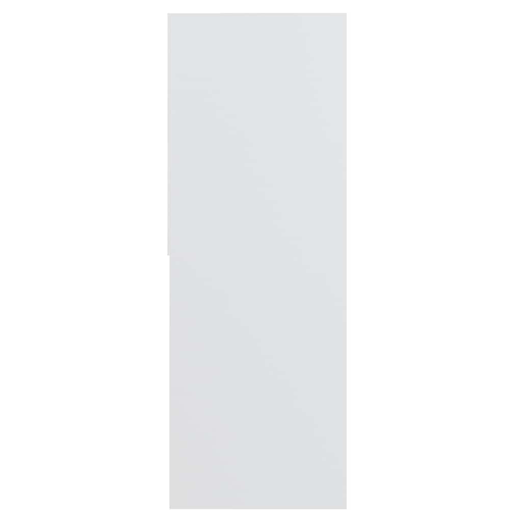 vidaXL Book Cabinet White 67x24x161 cm Engineered Wood