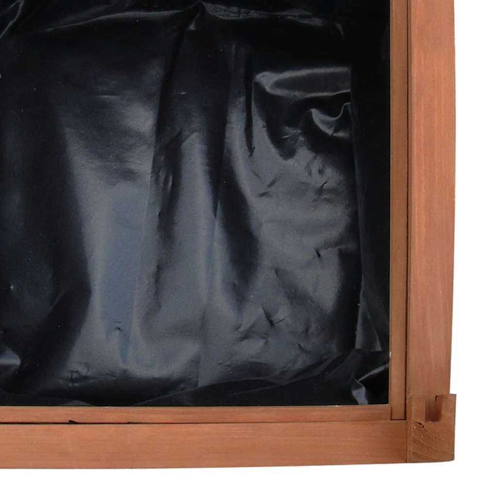 vidaXL Raised Beds 2 pcs 50x50x50 cm Firwood - Brown