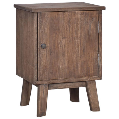 vidaXL Bedside Cabinet 40x30x53 cm Solid Teak Wood - Brown