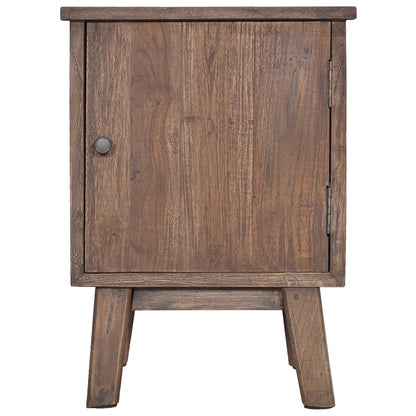 vidaXL Bedside Cabinet 40x30x53 cm Solid Teak Wood - Brown