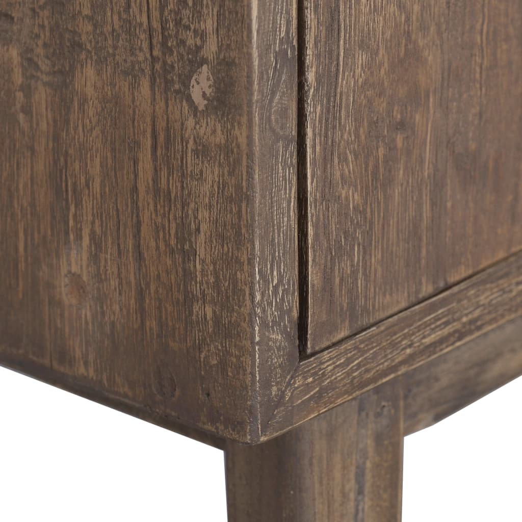 vidaXL Bedside Cabinet 40x30x53 cm Solid Teak Wood - Brown